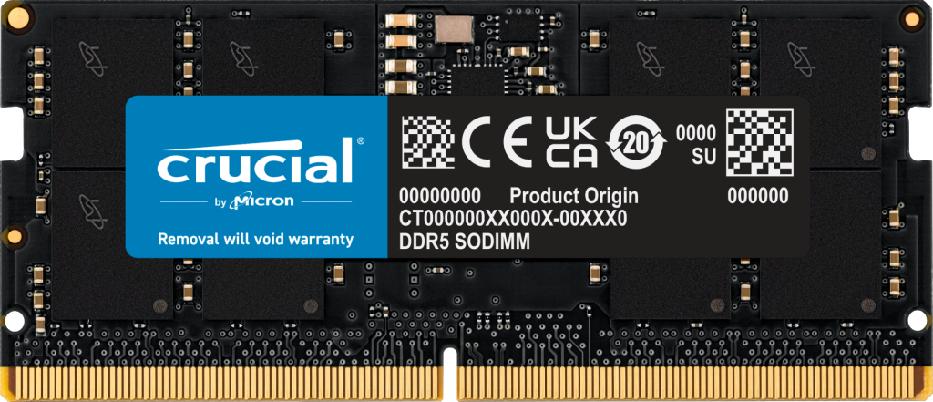 Ram Crucial DDR5 16GB Bus 5600MHz CL40 CT16G56C46S5
