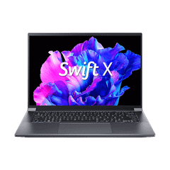Laptop Acer Swift X SFX14-71G-78SY (i7-13700H | 32GB | 1TB | GeForce RTX™ 4060 6GB | 14' 2.8K OLED 120Hz | Win 11)
