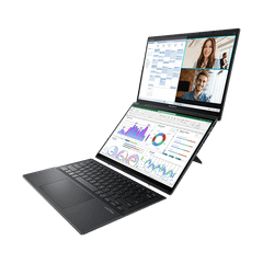 Laptop ASUS ZenBook Duo OLED UX8406MA-PZ142W (Intel Core Ultra 9 185H | 32GB | 1TB | Intel Arc Graphics | 2x 14' 3K OLED 100% DCI-P3 Touch | Win 11)