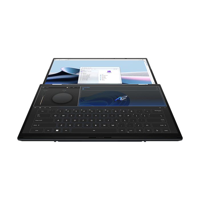 Laptop ASUS ZenBook Duo OLED UX8406MA-PZ307W (Ultra 7 155H | 16GB | 512GB | Intel Arc Graphics | 2x 14' 3K OLED Touch | Win 11)