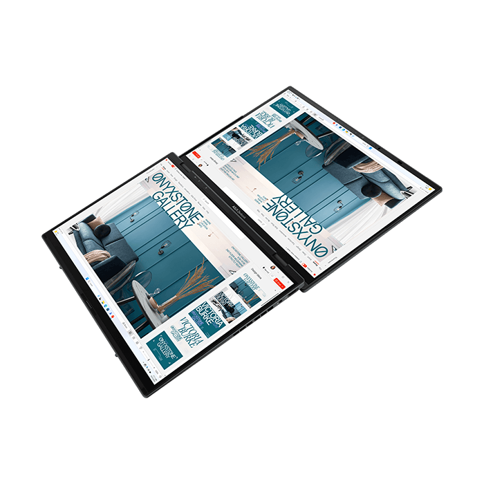 Laptop ASUS ZenBook Duo OLED UX8406MA-PZ307W (Ultra 7 155H | 16GB | 512GB | Intel Arc Graphics | 2x 14' 3K OLED Touch | Win 11)