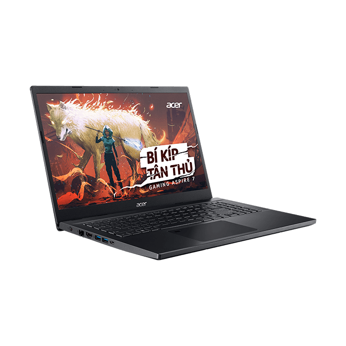 Laptop Acer Aspire 7 A715-76G-5806 (i5-12450H | GeForce RTX™ 3050 4GB | 16GB | 512GB |  15.6' FHD 144Hz | Win 11)