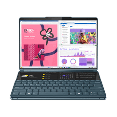 Laptop Lenovo Yoga Book 9 13IMU9 83FF001SVN (Ultra 7 155U | 32GB | 1TB | Intel Graphics | 2x 13.3' 2.8K OLED 100% DCI-P3 | Win 11 | Office)