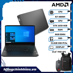 Laptop Lenovo IdeaPad Gaming 3 15ARH05 (82EY005UVN) (R7-4800H | 8GB | 512GB | VGA GTX 1650 4GB | Win 10)