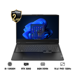Laptop Lenovo IdeaPad Gaming 3 15IAH7 82S9006YVN (i5-12500H | 8GB | 512GB | GeForce RTX™ 3050 4GB | 15.6' FHD 120Hz |  Win 11)