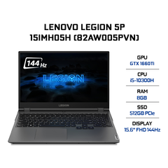 Laptop Lenovo Legion 5P 15IMH05H (82AW005PVN) (i5-10300H | 8GB | 512GB | VGA GTX 1660Ti 6GB | 15.6' FHD 144Hz | Win 10)