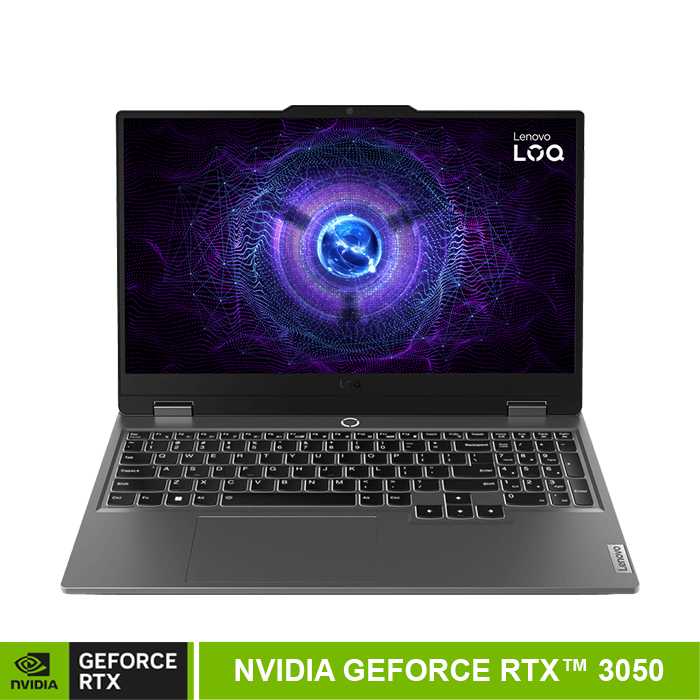 Laptop Gaming Lenovo LOQ 15IAX9 83GS001RVN (i5-12450HX | GeForce RTX™ 3050 6GB | 12GB | 512GB | 15.6' FHD 144Hz | Win 11)
