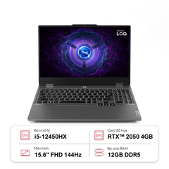 Laptop Gaming Lenovo LOQ 15IAX9 83GS001SVN (i5-12450HX | GeForce RTX™ 2050 4GB | 12GB | 512GB |  15.6' FHD 144Hz | Win 11)