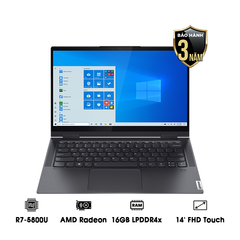 Laptop Lenovo Yoga Slim 7 14ACN6 (82N7008XVN) (R7-5800U | 16GB | 512GB | AMD Radeon Graphics | 14' FHD Touch 72% NTSC | Win 11)