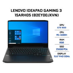 Laptop Lenovo IdeaPad Gaming 3 15ARH05 (82EY00JXVN) (R5-4600H | 8GB | 256GB | VGA GTX 1650 4GB | 15.6' FHD 120Hz |  Win 10)