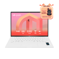 Laptop LG Gram 2022 14ZD90Q-G.AX31A5 (i3-1220P | 8GB | 256GB | Intel UHD Graphics | 14' WUXGA 99% DCI-P3 | DOS)