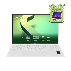 Laptop LG Gram 2022 16ZD90Q-G.AX51A5 (i5-1240P | 8GB | 256GB | Intel Iris Xe Graphics | 16' WQXGA 99% DCI-P3 | DOS)