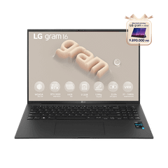 Laptop LG Gram 2023 16Z90R-E.AH75A5 (i7-1360P | 16GB | 512GB | GeForce RTX™ 3050 4GB | 16' WQXGA 99% DCI-P3 | Win 11)