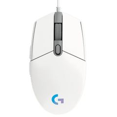 Chuột Gaming Logitech G102 LightSync Gen 2 RGB Trắng (910-005803)