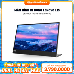 Màn hình di động Lenovo L15 15.6 inch FHD IPS 66E4UAC1WW