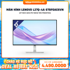 Màn hình Lenovo L27q-4A 67BFGAC6VN 27 inch QHD IPS 100Hz 1ms FreeSync