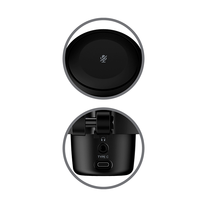 Microphone HP HyperX DuoCast 4P5E2AA RGB Lighting