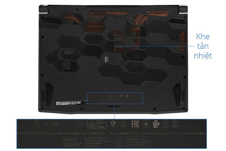 Laptop MSI Katana 15 B13UDXK-2269VN (i7-13620H | GeForce RTX™ 3050 6GB | 8GB | 1TB | 15.6' FHD 144Hz | Win 11)