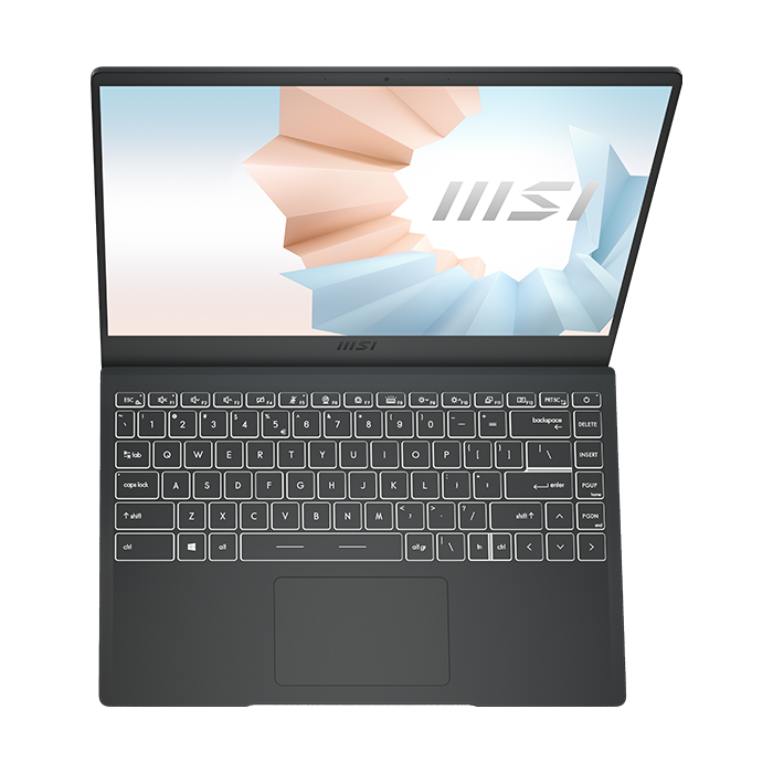 Laptop MSI Modern 14 B11MOU-1033VN CPU Core i7-1195G7, 16GB RAM