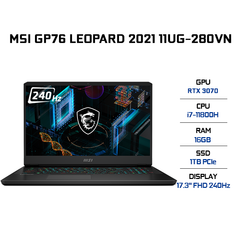 Laptop MSI GP76 Leopard 11UG-280VN (i7-11800H | 16GB | 1TB | VGA RTX 3070 8GB | 17.3' FHD 240Hz | Win 10)