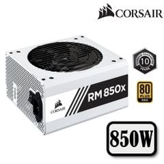 Nguồn máy tính Corsair RM850x 80 Plus Gold - Màu trắng (CP-9020188-NA)