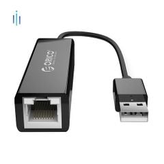 Cáp ORICO chuyển USB 2.0 sang cổng LAN RJ45 UTJ-U2-BK