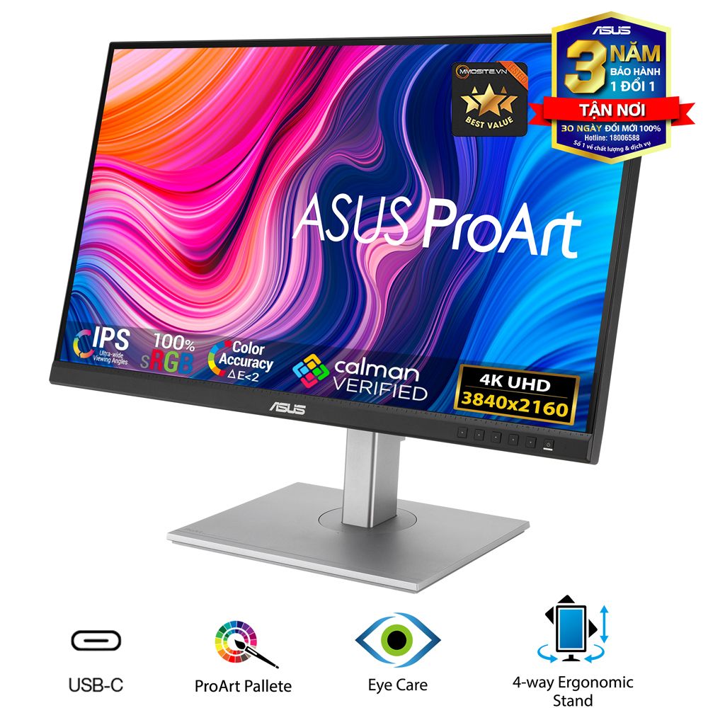 Màn hình ASUS ProArt PA279CV-J 27 inch 4K IPS Chuyên Đồ Họa