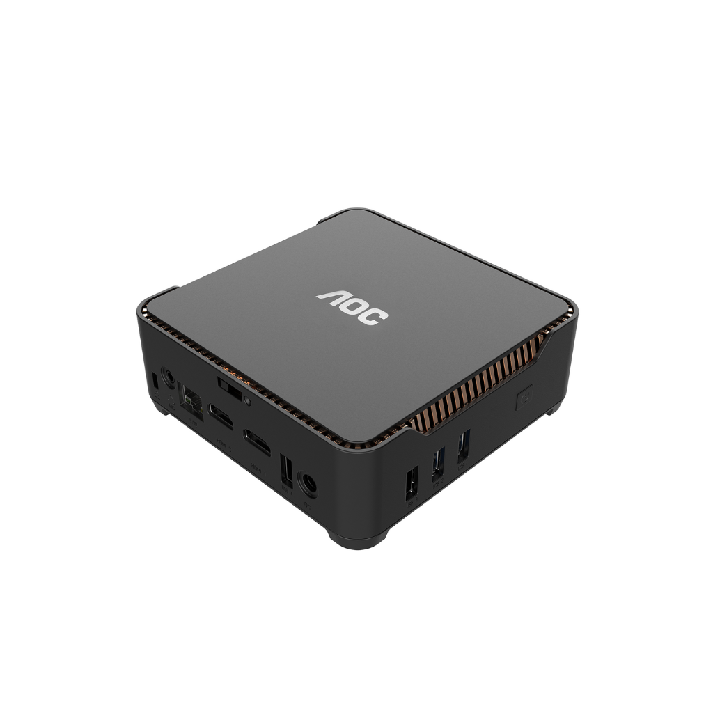 Combo PC Mini AOC M3 + Màn hình AOC 22B30HM23/74 (N100 | 8GB | 512GB | Wi-Fi 6 + Bluetooth | 21.45' FHD | Win 11 Pro)