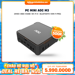 PC Mini AOC M3 (N100 | 8GB | 512GB | Wi-Fi 6 + Bluetooth | Win 11 Pro)