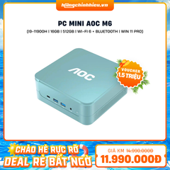 PC Mini AOC M6 (i9-11900H | 16GB | 512GB | Wi-Fi 6 + Bluetooth | Win 11 Pro)