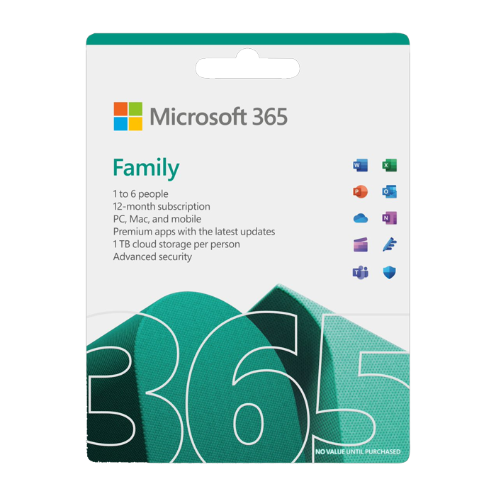 Key-Online Phần mềm Microsoft 365 Family (1 năm / 6 tài khoản / 30 thiết bị) (EP2-36890)