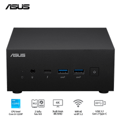 Mini PC NUC Asus PN64 S3187MD (Intel Core i3-1220P | 16GB DDR5 | SSD 256GB | Intel UHD | WiFi 6E | Bluetooth 5.2)