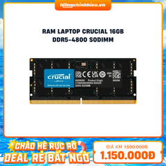 Ram Crucial DDR5 16GB Bus 4800MHz CL40 CT16G48C40S5