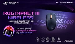 Chuột Gaming ASUS ROG Strix Impact III Wireless