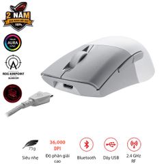 Chuột Gaming ASUS ROG Keris Wireless Aimpoint White