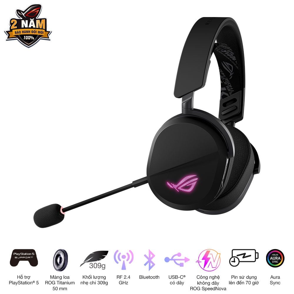 Tai nghe Gaming Asus ROG Pelta Wireless