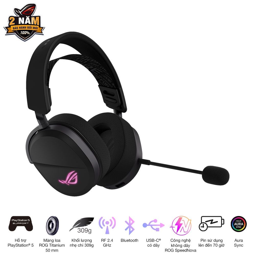 Tai nghe Gaming Asus ROG Pelta Wireless