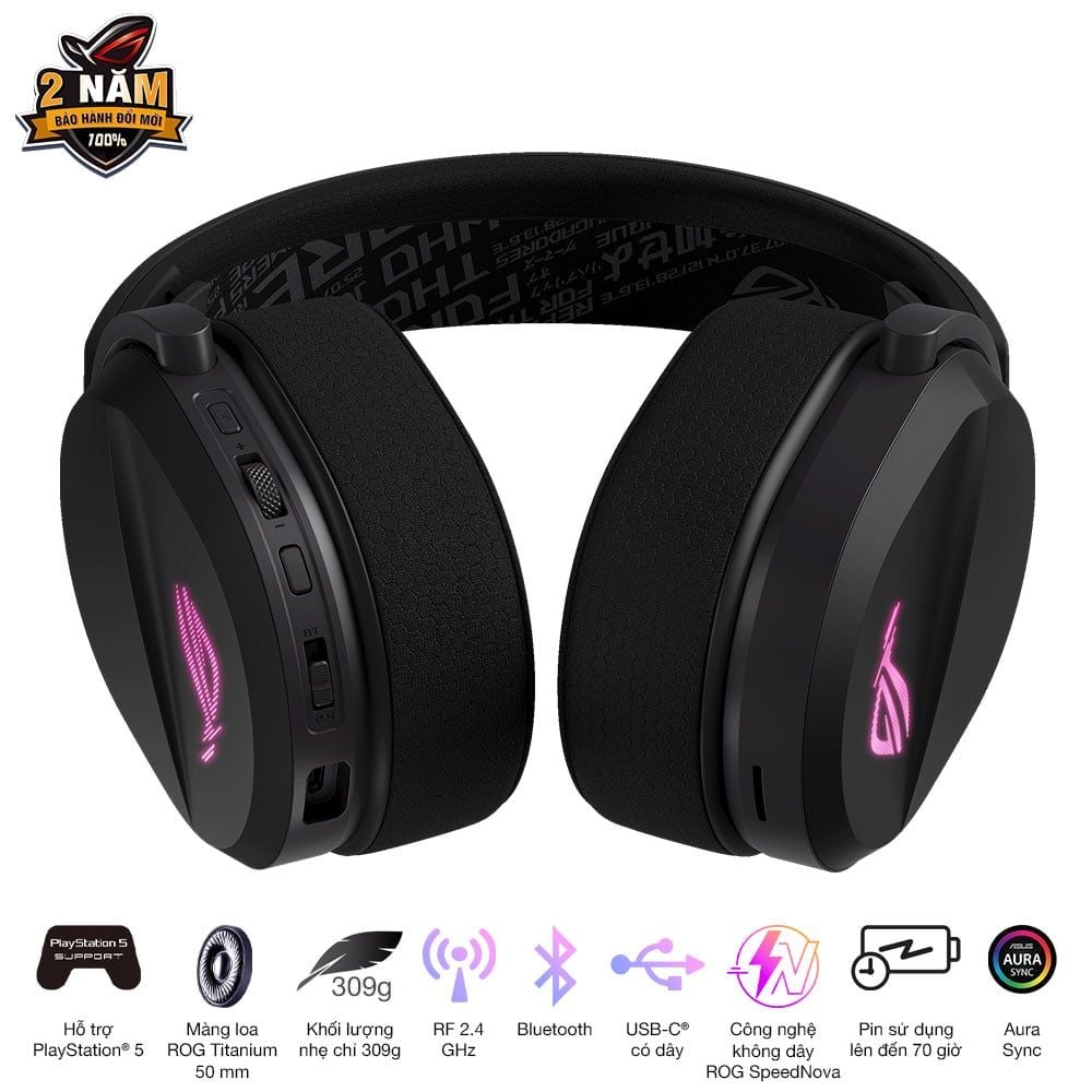 Tai nghe Gaming Asus ROG Pelta Wireless
