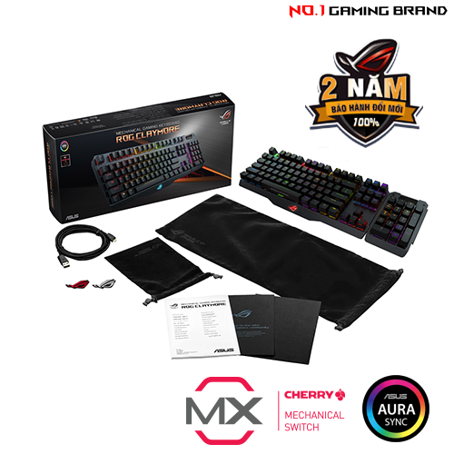 Bàn phím ASUS ROG Claymore RGB Aura Sync
