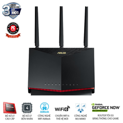 Router RT-AX86U PRO MESH Wi-Fi 6 AX5700 Băng tần kép