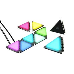 Bộ đèn chiếu sáng Corsair iCUE LC100 Smart Case Lighting Triangles Starter Kit (CL-9011114-WW)