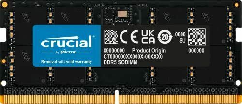 Ram Crucial DDR5 32GB Bus 4800MHz CL40 CT32G48C40S5