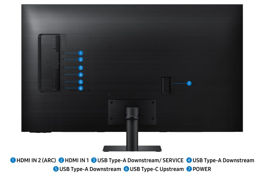Màn hình thông minh SAMSUNG M7 M70D LS43DM702UEXXV (43 inch - VA - 4K - 4ms - 60Hz)