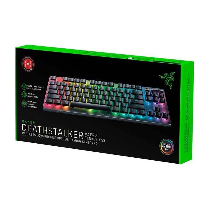 Bàn phím Razer DeathStalker V2 Pro TKL Low Profile Optical Red Switch Wireless (RZ03-04370100-R3M1)