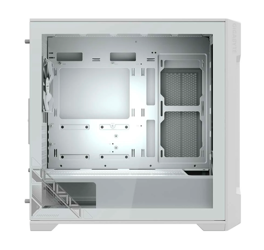 Vỏ Case máy tính Gigabyte C102G Glass ICE (GB-C102GI) - (sẵn 2Fan white)