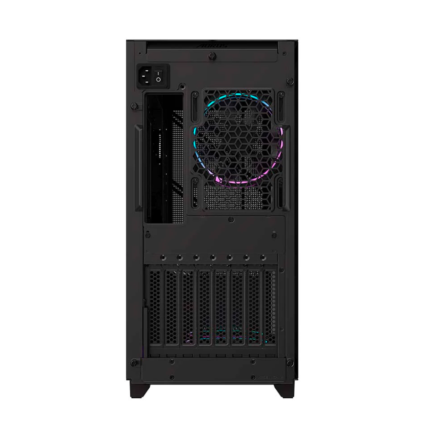 Vỏ Case máy tính Gigabyte AORUS C400 Glass Black GB-AC400G (sẵn 4Fan ARGB)
