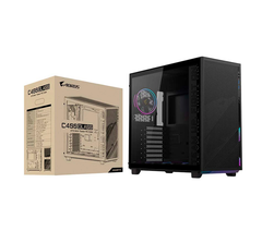 Vỏ Case máy tính Gigabyte AORUS C400 Glass Black GB-AC400G (sẵn 4Fan ARGB)