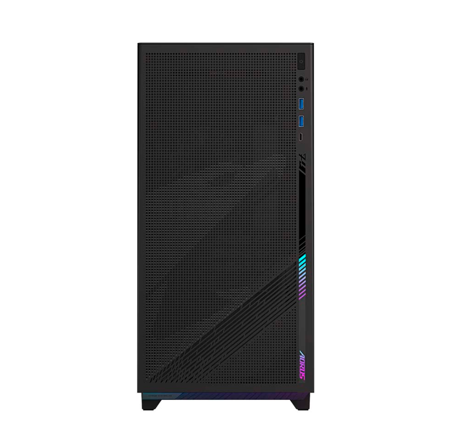 Vỏ Case máy tính Gigabyte AORUS C400 Glass Black GB-AC400G (sẵn 4Fan ARGB)
