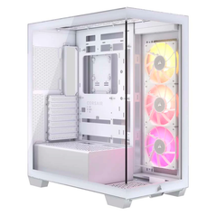Vỏ case Corsair iCUE LINK 3500X RGB Tempered Glass Mid-Tower White (Sẵn 3Fan RGB)