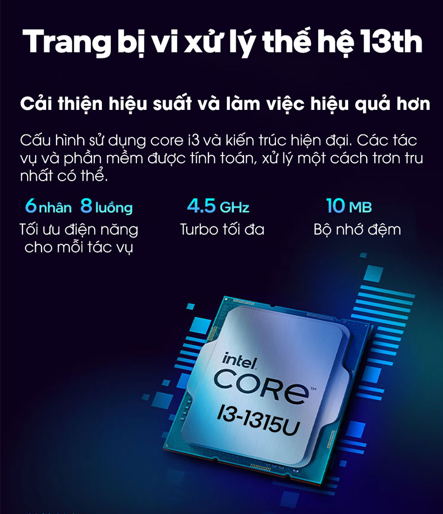 PC HP Pro Mini 260 G9 9H092PT (i3-1315U | 8GB | 256GB | Intel UHD Graphics | Win 11)